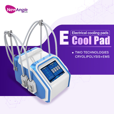 New Cryolipolysis machine E-COOL PAD slimming machine with EMS added to remove cellulite and cellulite