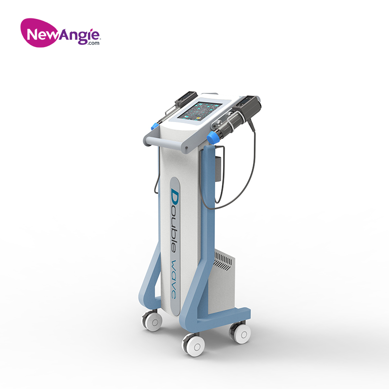 The latest dual-channel shockwave machine can treat 2 areas at the same time shockwave therapy machine for sale